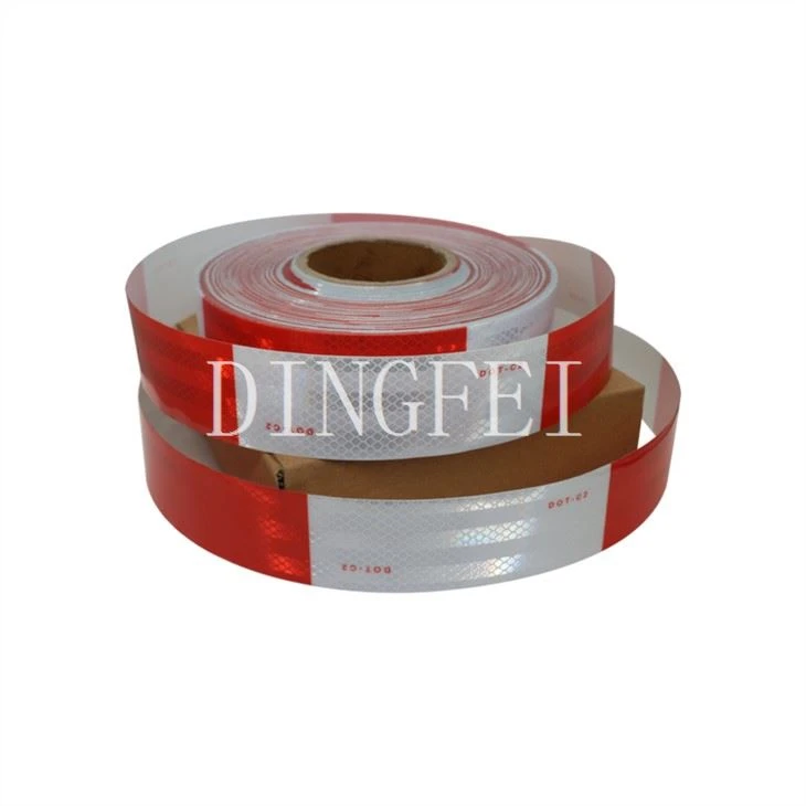 Reflective Trailer Tape Conspicuity Red White