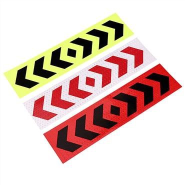 Reflective Sticker Nrog Arrows Rau Tsheb