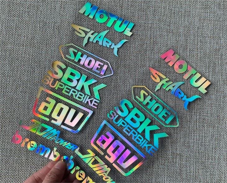 Reflective Thaum tshav kub kub hloov Vinyl Radium Stickers