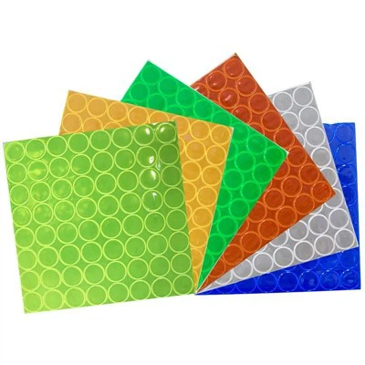 PVC Reflective Adhesive Vinyl Kub Dots Round Sticker